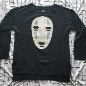 Studio Ghibli Spirited Away No Face Sweater
